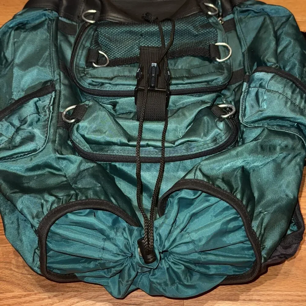 Vintage Y2K Mountain Dew Green Large Backpack